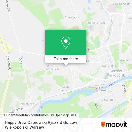 Happy Drew Dąbrowski Ryszard Gorzów Wielkopolski map