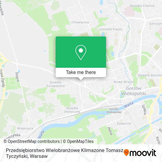 Przedsiębiorstwo Wielobranżowe Klimazone Tomasz Tyczyński map