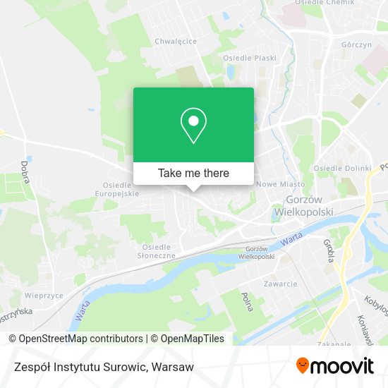 Zespół Instytutu Surowic map