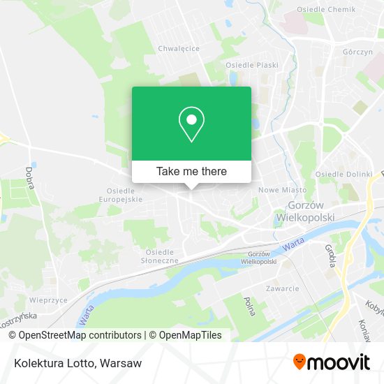 Kolektura Lotto map