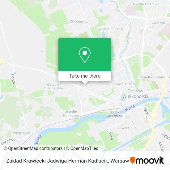 Zaklad Krawiecki Jadwiga Herman Kudlacik map