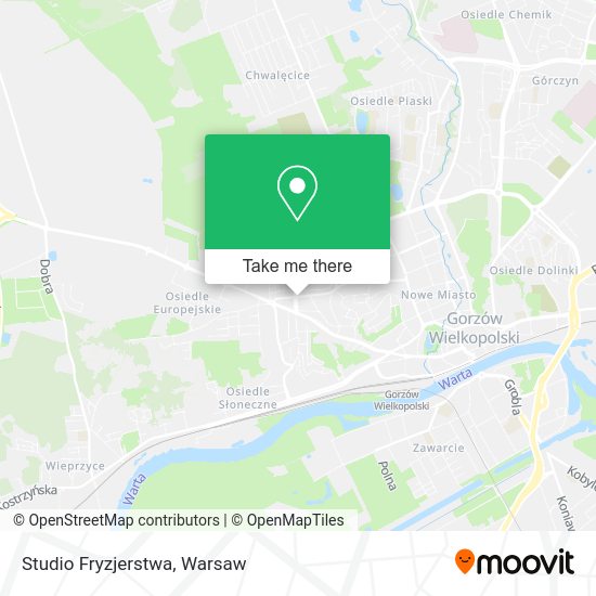 Studio Fryzjerstwa map