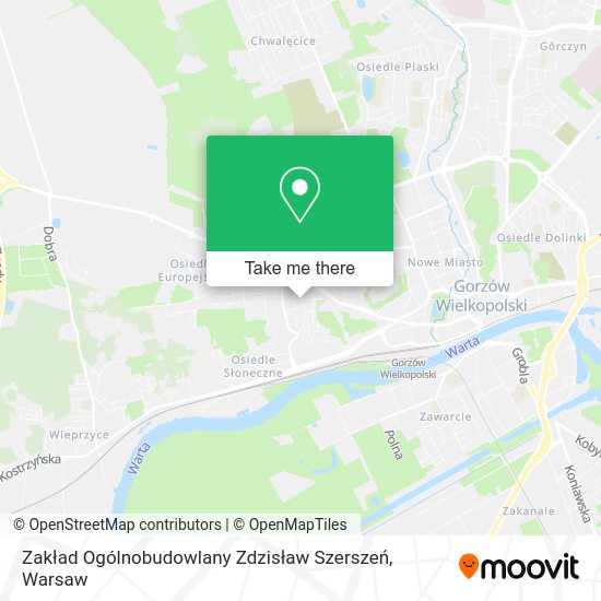 Zakład Ogólnobudowlany Zdzisław Szerszeń map