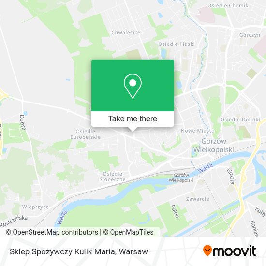 Sklep Spożywczy Kulik Maria map