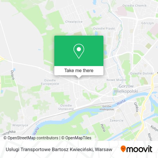 Usługi Transportowe Bartosz Kwieciński map