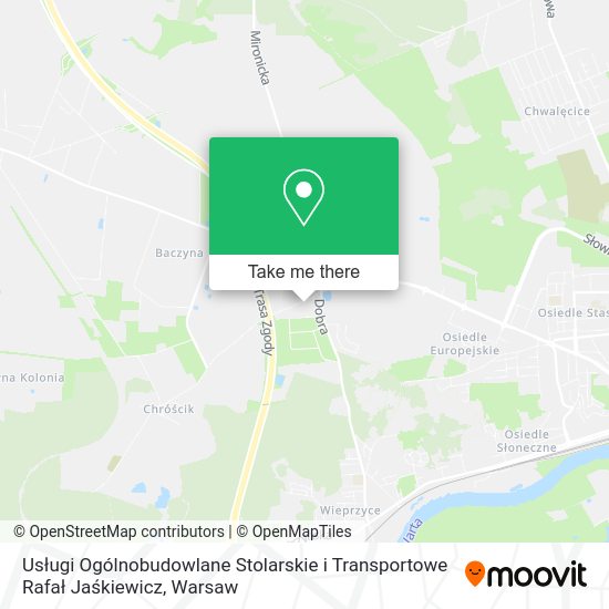 Usługi Ogólnobudowlane Stolarskie i Transportowe Rafał Jaśkiewicz map