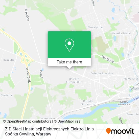 Z D Sieci i Instalacji Elektrycznych Elektro Linia Spółka Cywilna map