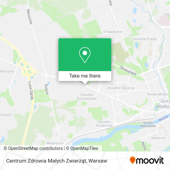 Карта Centrum Zdrowia Małych Zwierząt