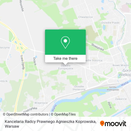 Kancelaria Radcy Prawnego Agnieszka Koprowska map