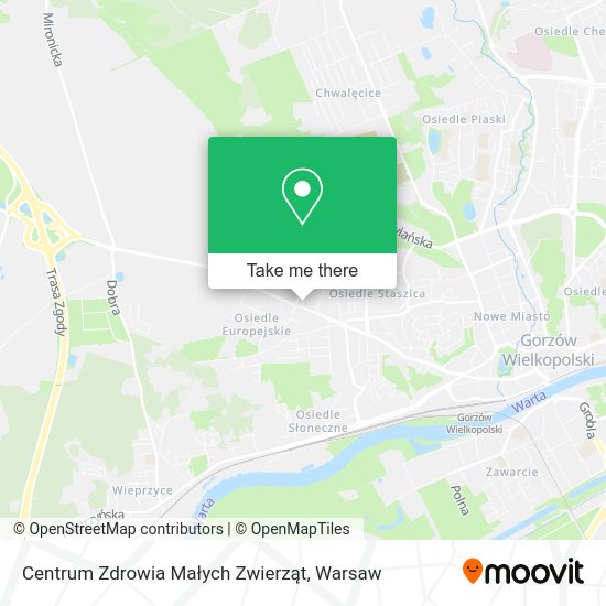 Centrum Zdrowia Małych Zwierząt map