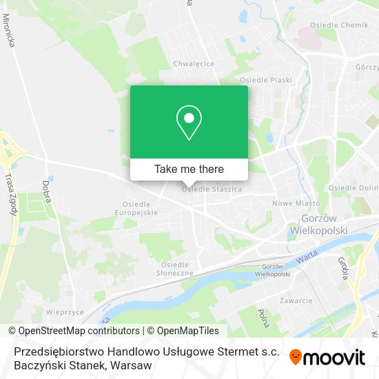 Przedsiębiorstwo Handlowo Usługowe Stermet s.c. Baczyński Stanek map