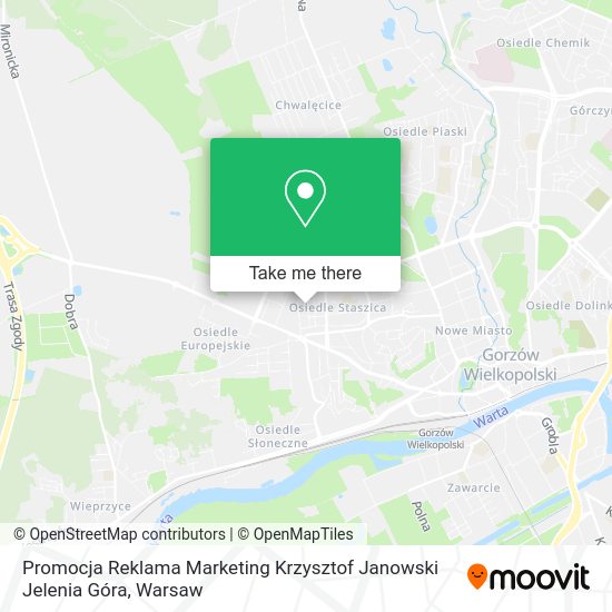 Promocja Reklama Marketing Krzysztof Janowski Jelenia Góra map