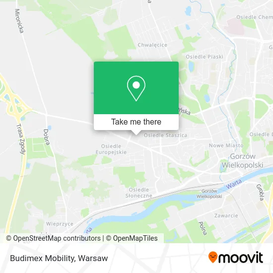 Карта Budimex Mobility
