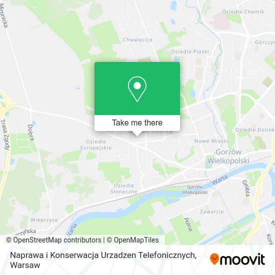 Карта Naprawa i Konserwacja Urzadzen Telefonicznych