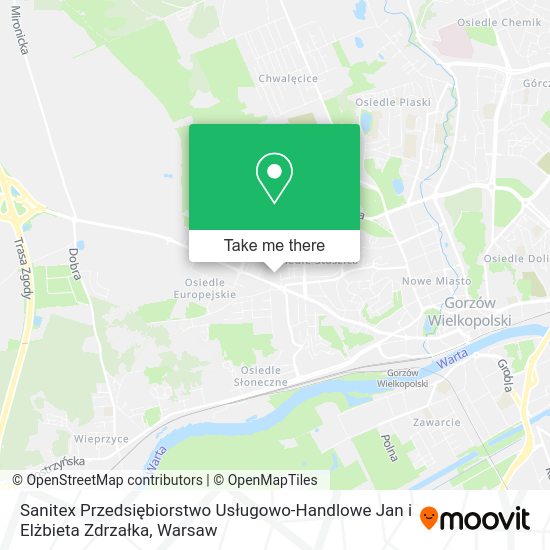 Sanitex Przedsiębiorstwo Usługowo-Handlowe Jan i Elżbieta Zdrzałka map