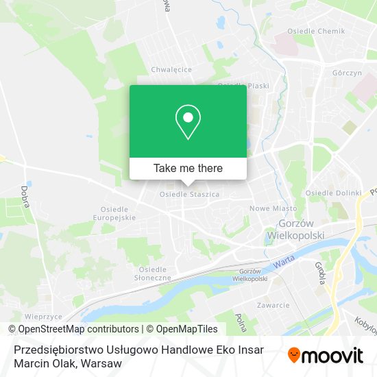 Przedsiębiorstwo Usługowo Handlowe Eko Insar Marcin Olak map