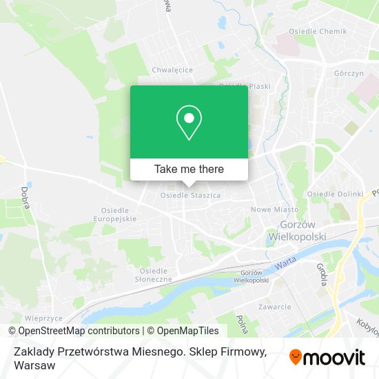 Zaklady Przetwórstwa Miesnego. Sklep Firmowy map