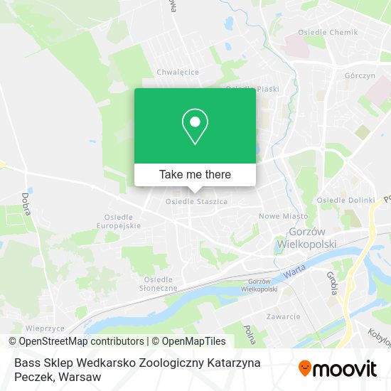 Bass Sklep Wedkarsko Zoologiczny Katarzyna Peczek map