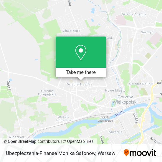 Ubezpieczenia-Finanse Monika Safonow map