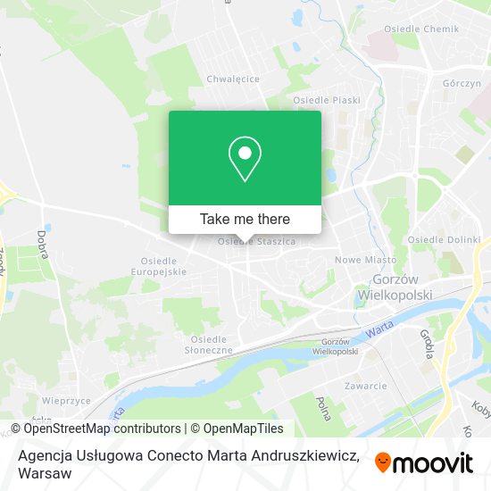 Agencja Usługowa Conecto Marta Andruszkiewicz map