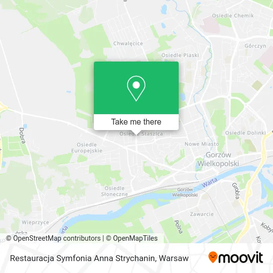 Карта Restauracja Symfonia Anna Strychanin