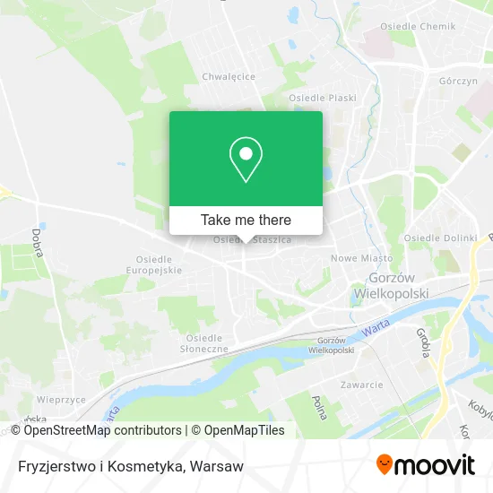 Карта Fryzjerstwo i Kosmetyka