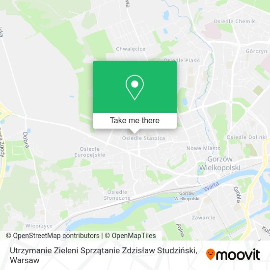 Карта Utrzymanie Zieleni Sprzątanie Zdzisław Studziński