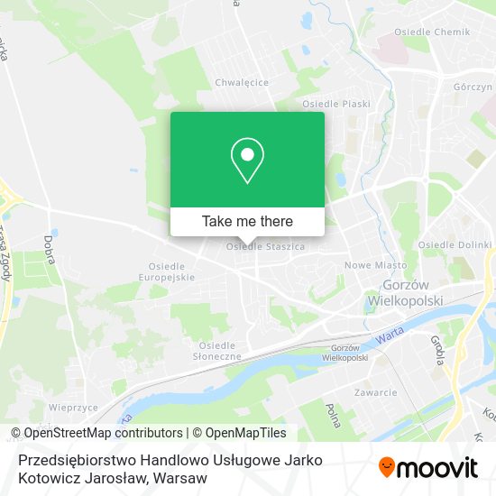 Przedsiębiorstwo Handlowo Usługowe Jarko Kotowicz Jarosław map