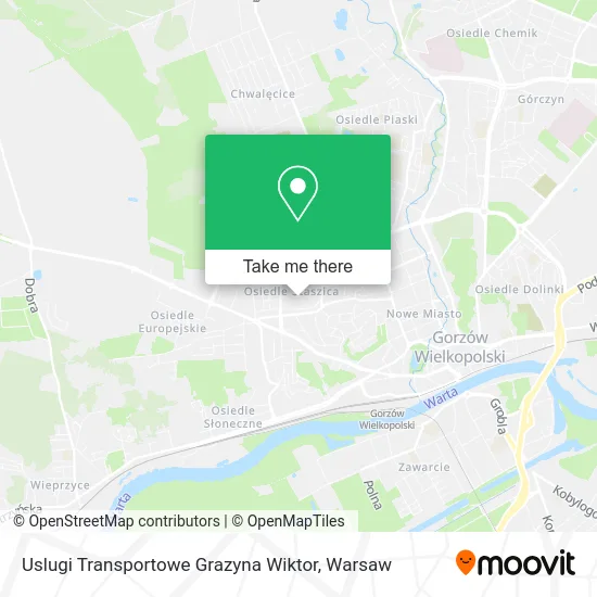 Карта Uslugi Transportowe Grazyna Wiktor