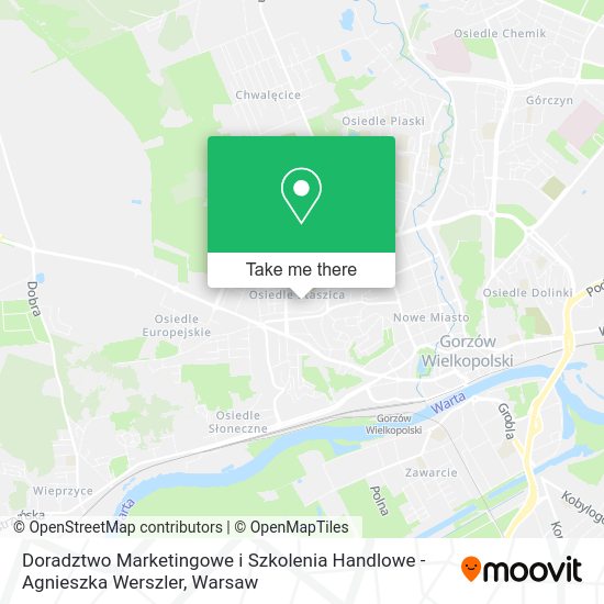 Doradztwo Marketingowe i Szkolenia Handlowe - Agnieszka Werszler map