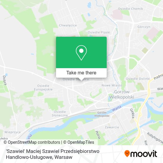 'Szawiel' Maciej Szawiel Przedsiębiorstwo Handlowo-Usługowe map