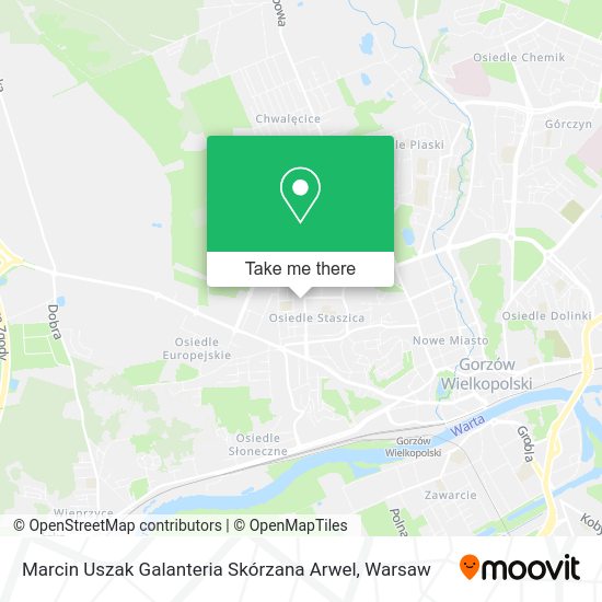 Marcin Uszak Galanteria Skórzana Arwel map