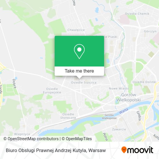 Biuro Obslugi Prawnej Andrzej Kutyla map