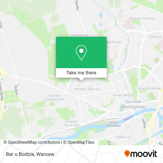 Карта Bar u Bodzia