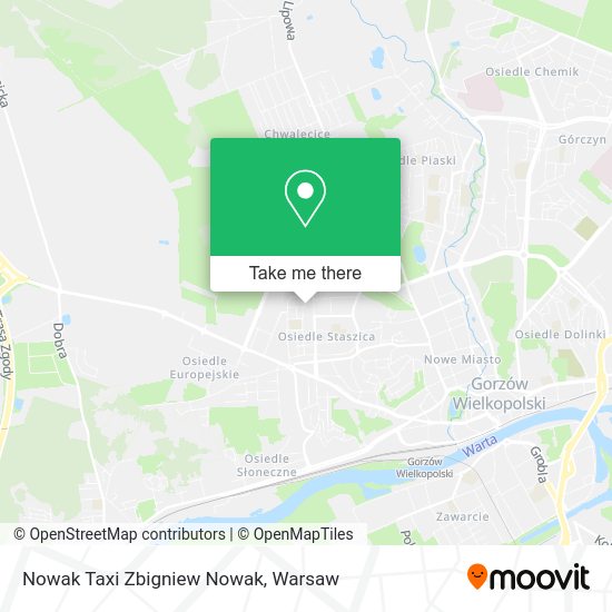 Nowak Taxi Zbigniew Nowak map