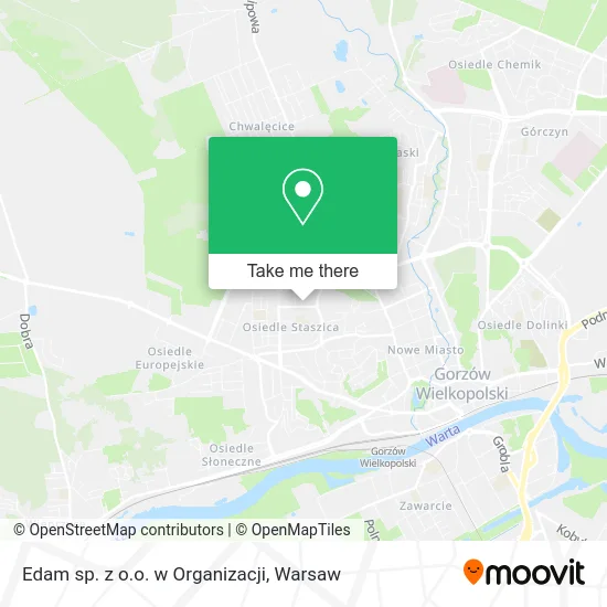 Карта Edam sp. z o.o. w Organizacji