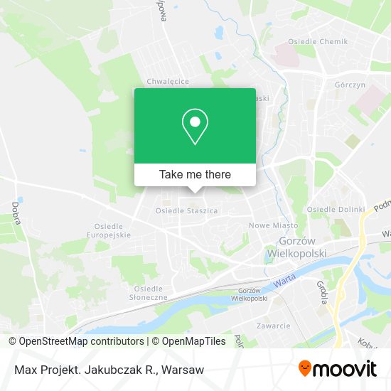 Max Projekt. Jakubczak R. map