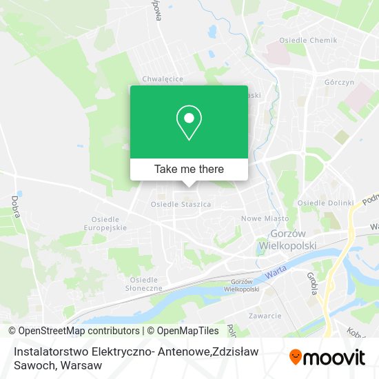 Instalatorstwo Elektryczno- Antenowe,Zdzisław Sawoch map