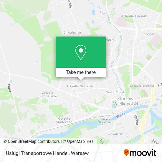 Uslugi Transportowe Handel map