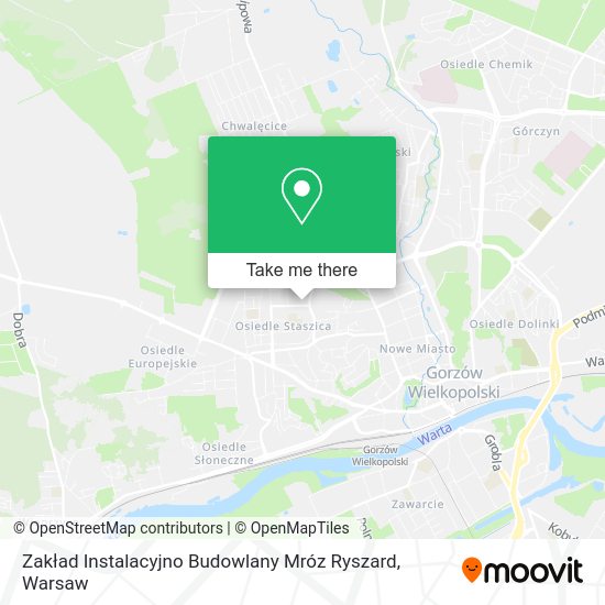 Zakład Instalacyjno Budowlany Mróz Ryszard map