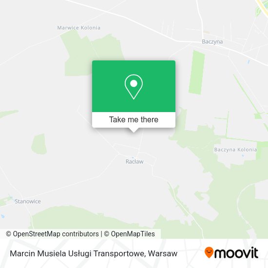 Marcin Musiela Usługi Transportowe map