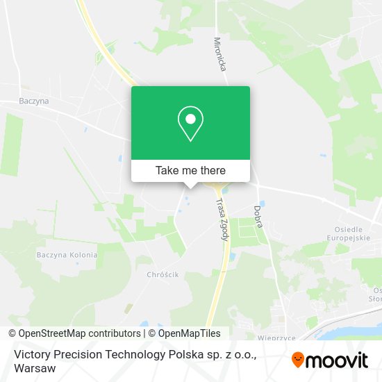 Victory Precision Technology Polska sp. z o.o. map