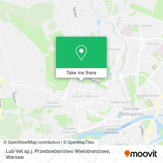 Lub-Vet sp.j. Przedsiebiorstwo Wielobranzowe map