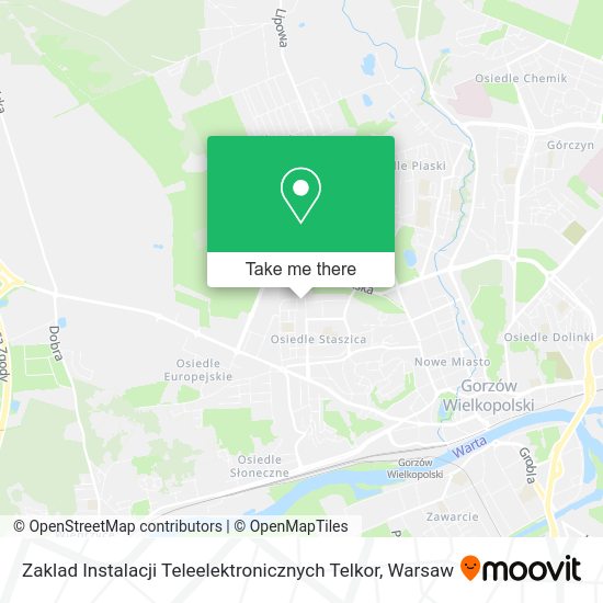 Карта Zaklad Instalacji Teleelektronicznych Telkor