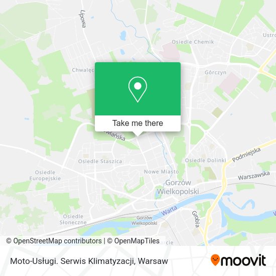 Карта Moto-Usługi. Serwis Klimatyzacji