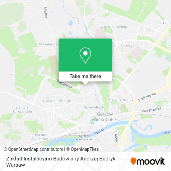 Zakład Instalacyjno Budowlany Andrzej Budryk map