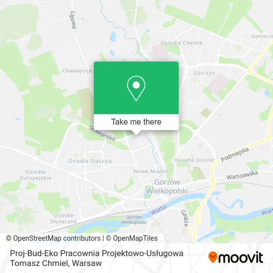 Карта Proj-Bud-Eko Pracownia Projektowo-Usługowa Tomasz Chmiel