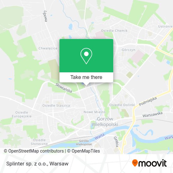 Splinter sp. z o.o. map