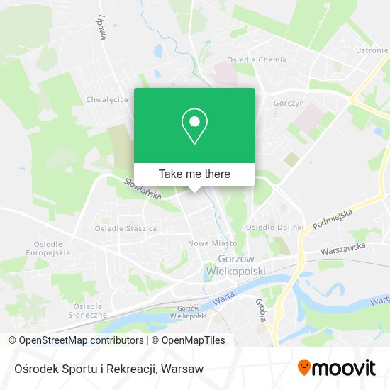 Ośrodek Sportu i Rekreacji map