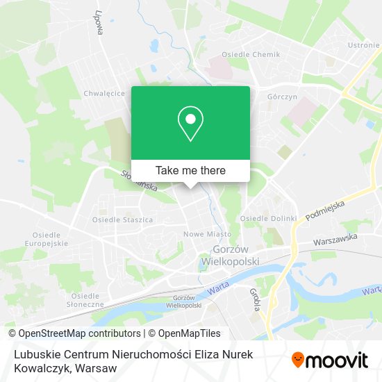 Lubuskie Centrum Nieruchomości Eliza Nurek Kowalczyk map